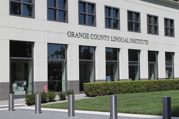 Photo of a portion of the Orange County Lingual Institute where Anastasia Hansel is learning French.